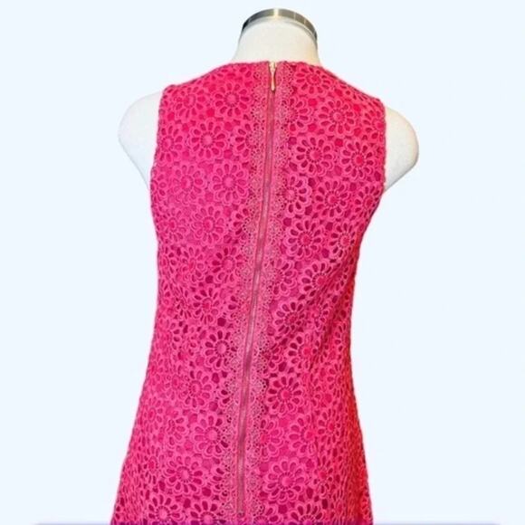 Laundry By Shelli Seagal Pink Lace‎ Sleeveless Cocktail Party Dress Size 4 - Picture 3 of 6